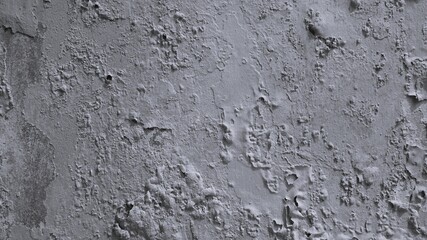 Fototapeta premium Peeling paint wall texture with cracks, holes, and distressed surface, grunge monochrome background.