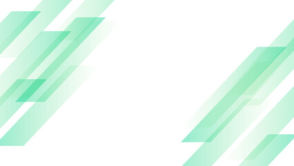 斜め緑ラインの幾何学的なグラデーション背景 (ビジネス・テクノロジー) 横長 16:9  © marumochi