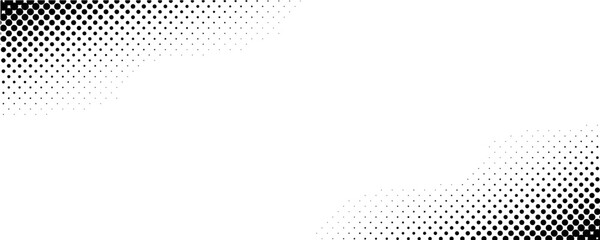 Abstract black and white halftone polka dot pattern background, modern monochrome diagonal corner dotted geometric texture vector illustration © Choirul Anwar
