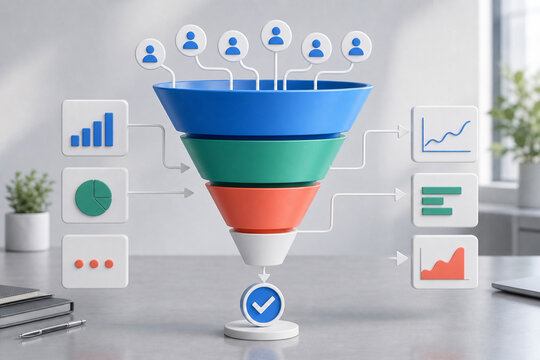 Marketing funnel conversion