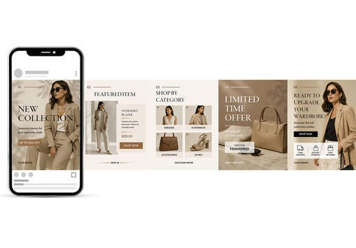Fashion E-commerce Social Media Carousel