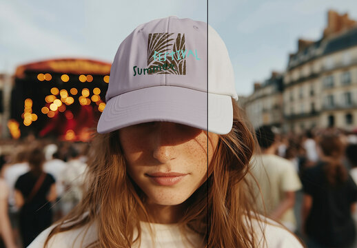 Festival Cap Mockup