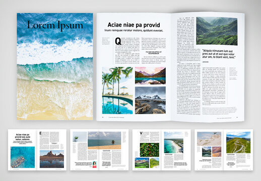 Photography & Travel Editorial Magazine