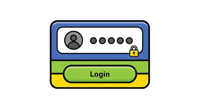 Login Screen with Password Input.