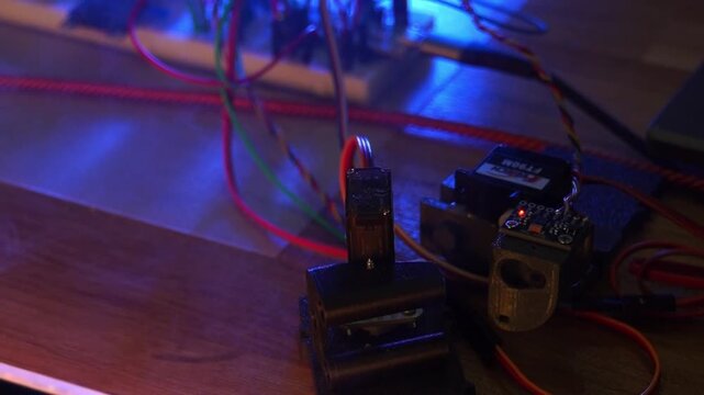 connecting cable with plug for electronics