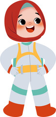Fototapeta premium Astronaut kid