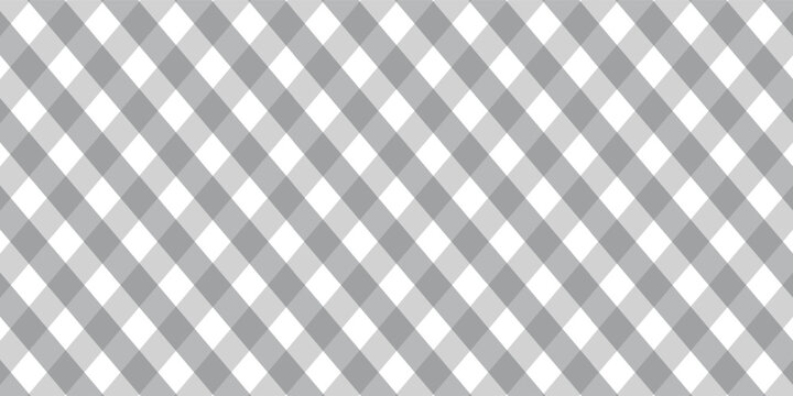 Halloween plaid tablecloth with grey checkered pattern background. Isolated flat vector illustration.eps.10