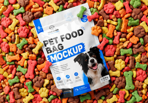 Pet Treat Pouch Mockup 