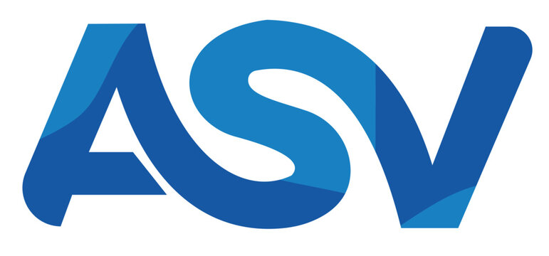 ASV letter asv logo icon