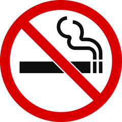 No smoking prohibition sign for public health and safety with non smoker prohibition cigarette restriction regulatory mandatory © almamun366