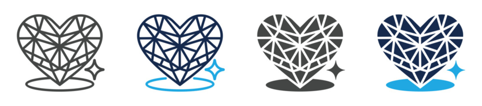 ruby icon set multiple concept