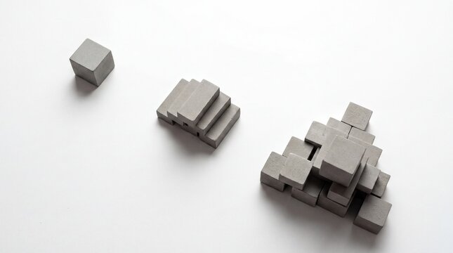 Minimalist Geometric Blocks on White: Abstract Data Structure for Business Concepts and Technology
