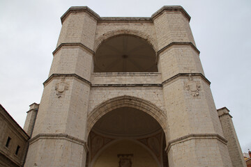 church of a monastery (st benedict) in valladolid in spain  © frdric