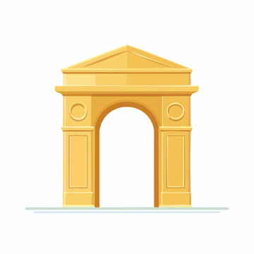 Golden Archway Illustration