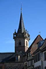 Obraz premium Kappelturm in Obernai, Elsass