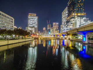 Obraz premium 【大阪府】大阪市・中之島夜景
