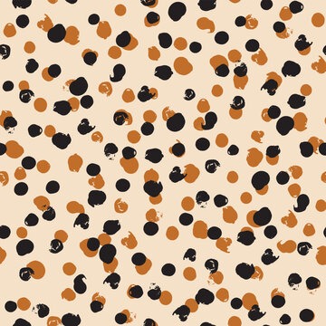 Abstsract Spots  Decorative seamless pattern. Repeating background. Tileable wallpaper print.
