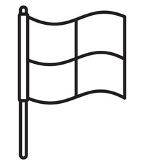 Corner flag icon outline vector Soccer ball Vector Illustrations © MdRaihan