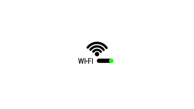 Wifi Signal Strength Indicator Progressing From Weak To Strong Flat Icon