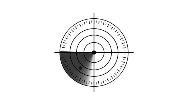 Target with bullet hole progression in shooting range stock footage