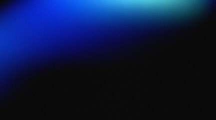Obraz premium Abstract dark blue light glow with soft gradients and grainy texture