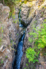 Obraz premium Devils Gulch Canyon Aerial View South Dakota Park