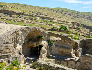 Uplistsikhe cave complex, ancient rock-hewn town and one of the oldest settlements near the town of Gori in eastern Georgia © Mirko