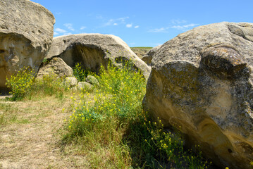 Uplistsikhe cave complex, ancient rock-hewn town and one of the oldest settlements near the town of Gori in eastern Georgia © Mirko