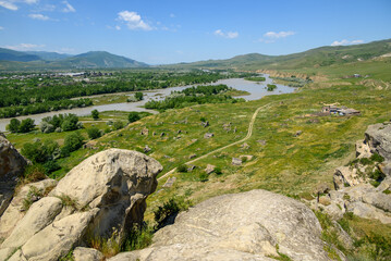 Uplistsikhe cave complex, ancient rock-hewn town and one of the oldest settlements near the town of Gori in eastern Georgia © Mirko