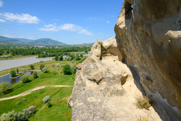 Uplistsikhe cave complex, ancient rock-hewn town and one of the oldest settlements near the town of Gori in eastern Georgia © Mirko