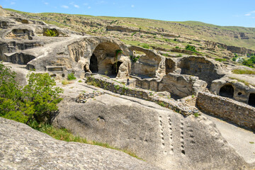 Uplistsikhe cave complex, ancient rock-hewn town and one of the oldest settlements near the town of Gori in eastern Georgia © Mirko