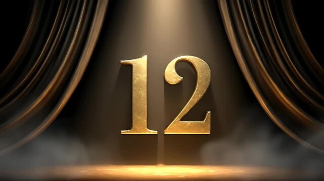 Golden Number Twelve Stage Spotlight.