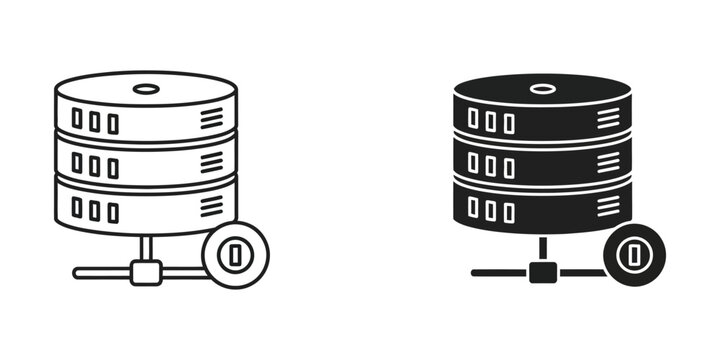 Stacked Coins with Percentage Growth Icons Vector Illustration Line Art