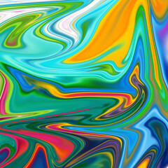 Fototapeta premium Colorful Abstract Liquid Background
