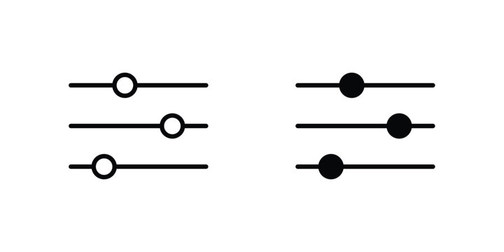 Settings sliders icon