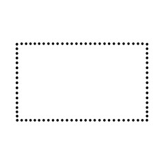 Fototapeta premium PNG Dotted rectangular frame illustration.