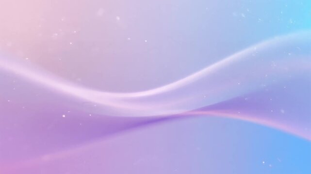 Wavy Lines Dancing Across Pastel Background