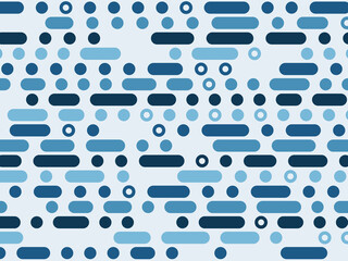 Minimal Dot Dash Pattern Modern Textile Background © iushakovsky