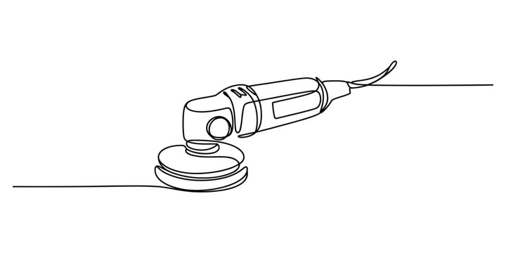Continuous line drawing Electric Sander, Power Tool, Woodworking Sander, Polisher
