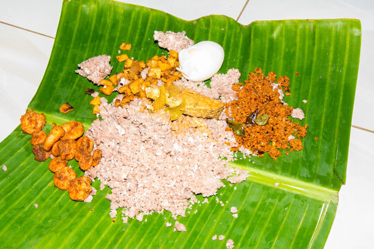 Known as 'Pittu,' a traditional dinner in Jaffna Tamil culture.