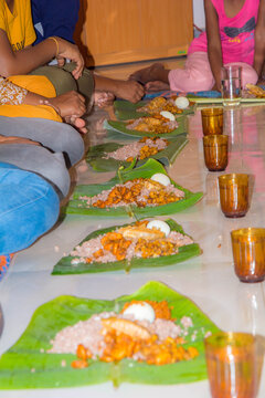 Ready  for dinner with Jaffna Tamil culture.