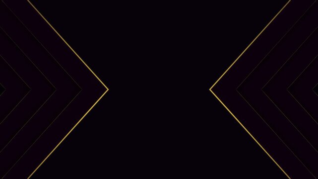 Luxury Stacked Purple and Gold Chevron Geometric Animated Background