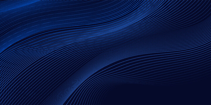 Premium background design with diagonal dark blue line pattern. Vector horizontal template for digital lux business banner, contemporary formal invitation, luxury voucher, prestigious gift certificate