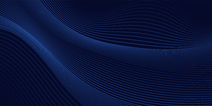 Premium background design with diagonal dark blue line pattern. Vector horizontal template for digital lux business banner, contemporary formal invitation, luxury voucher, prestigious gift certificate