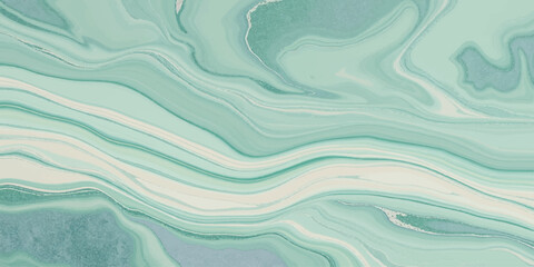 Fototapeta premium Abstract blue waves seamless ocean background design with flowing water texture and smooth wavy pattern illustration wallpaper
