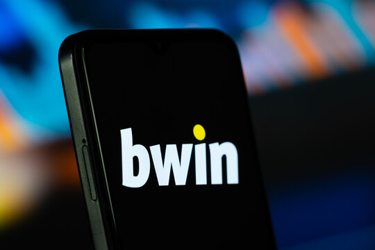Dhaka, Bangladesh- 12 Jun 2026: Bwin logo is seen on a smartphone.