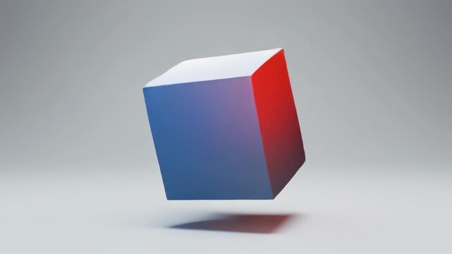 colorful geometric shapes animation transition sequence