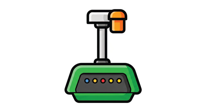 Green traffic light signal.