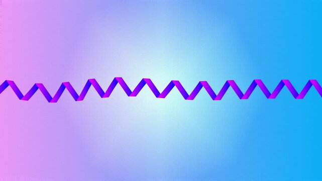 Colorful Zigzag Line Motion Graphics Background