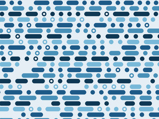 Morse Code Style Pattern Geometric Modern Design © iushakovsky